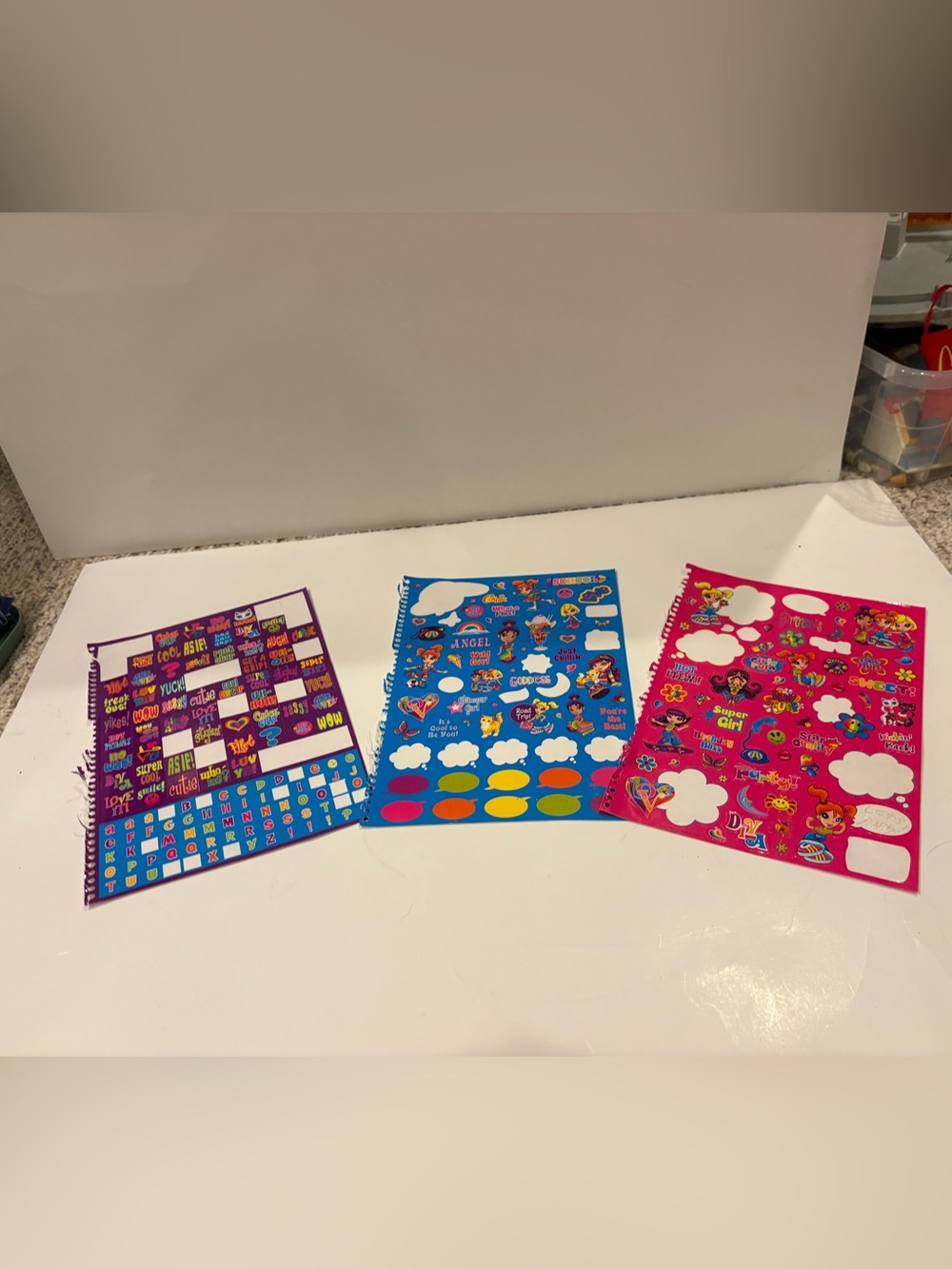 Lisa Frank Vintage Sticker Lot